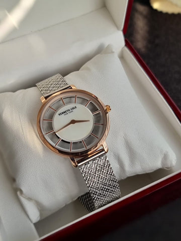 Kenneth Cole Ladies Watch Mesh Chain Quartz Watch